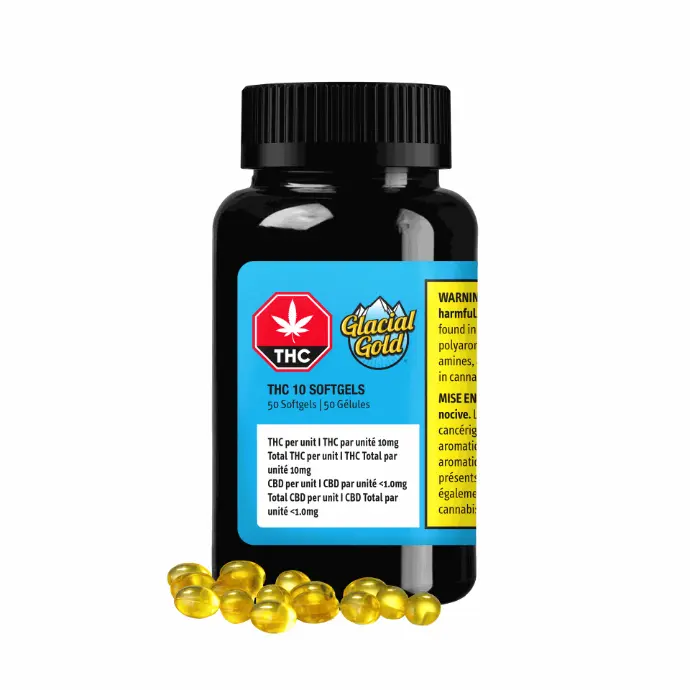 THC 10 SOFTGELS 50 PACK